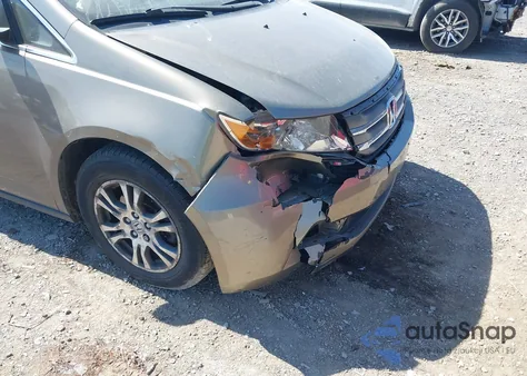 2013 Honda Odyssey Ex-L from USA, damaged, VIN 5FNRL5H67DB002792